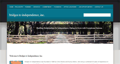 Desktop Screenshot of bridgestoindependence.com